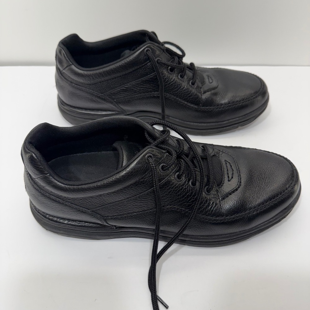 Rockport MWT18 Mens 13W Black Leather Walking Shoes Lace Up Comfort 501383 - Picture 8 of 8